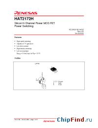 Datasheet HAT2172H manufacturer Renesas