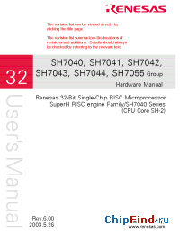 Datasheet HD6417040AVCF16 manufacturer Renesas