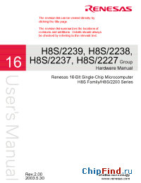 Datasheet HD6432224 manufacturer Renesas