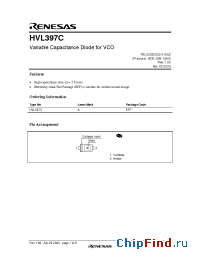 Datasheet HVL397C manufacturer Renesas