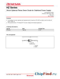 Datasheet HZ5A3 manufacturer Renesas