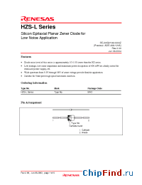 Datasheet HZS11LC1 manufacturer Renesas