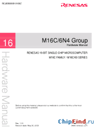 Datasheet M306N4MCT manufacturer Renesas