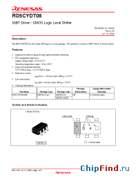 Datasheet RD5CYDT08 manufacturer Renesas