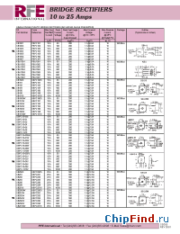 Datasheet KBPC1510 manufacturer RFE