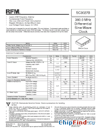 Datasheet SC3031B manufacturer RF Monolithics