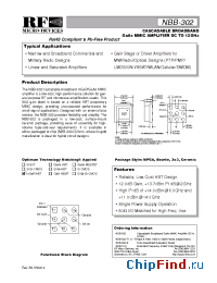 Datasheet NBB-302-T1 manufacturer RFMD
