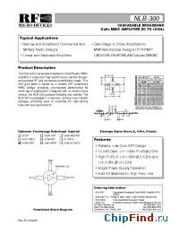Datasheet NLB-300-T1 manufacturer RFMD