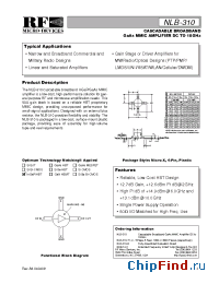 Datasheet NLB-310 manufacturer RFMD