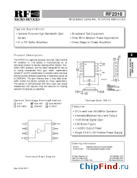 Datasheet RF2310 manufacturer RFMD