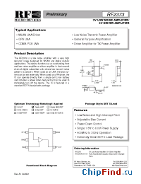 Datasheet RF2373PCK-414 manufacturer RFMD