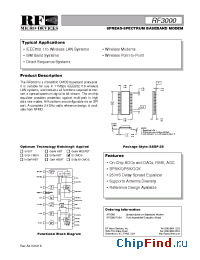 Datasheet RF-3000 manufacturer RFMD