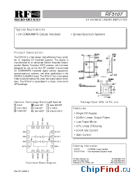 Datasheet RF5107PCBA manufacturer RFMD