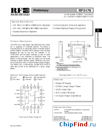 Datasheet RF5176 manufacturer RFMD