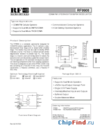 Datasheet RF9908 manufacturer RFMD
