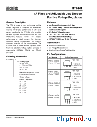 Datasheet RT9164-25CLR manufacturer RichTek