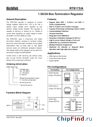 Datasheet RT9173/ACM5 manufacturer RichTek