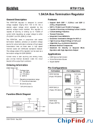 Datasheet RT9173CS manufacturer RichTek