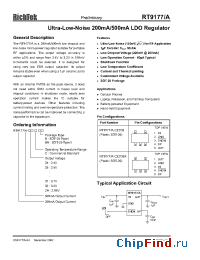 Datasheet RT9177-30CB manufacturer RichTek