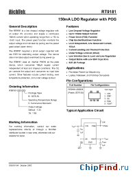 Datasheet RT9181CB manufacturer RichTek