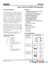 Datasheet RT9185A manufacturer RichTek