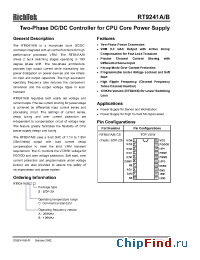 Datasheet RT9241A/B manufacturer RichTek