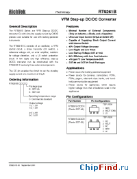 Datasheet RT9261B-42CX manufacturer RichTek