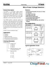 Datasheet RT9808-21CX manufacturer RichTek