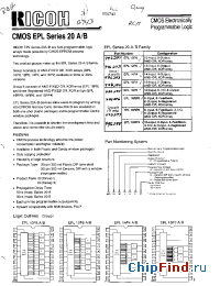 Datasheet EPL10P8BD-55 производства RICOH