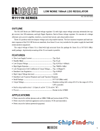 Datasheet R1111N251A-TR manufacturer RICOH