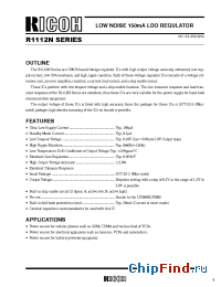 Datasheet R1112N46B-TR manufacturer RICOH