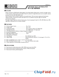 Datasheet R1113Z211B-TR manufacturer RICOH