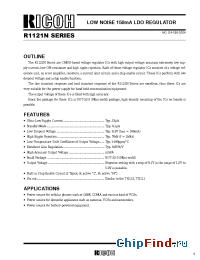 Datasheet R1121N171B-TL manufacturer RICOH