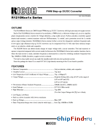 Datasheet R1210N231A-TR manufacturer RICOH