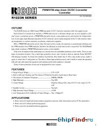 Datasheet R1223N322C-TR manufacturer RICOH