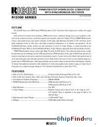 Datasheet R1230D201B-TL manufacturer RICOH
