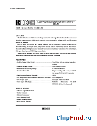 Datasheet R3112N14A-TR manufacturer RICOH