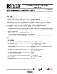 Datasheet R3130N16EA-TR manufacturer RICOH