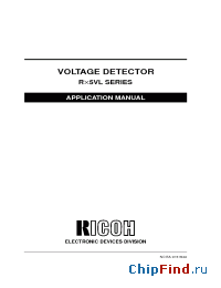 Datasheet RN5VL45C-RF manufacturer RICOH
