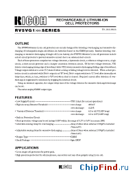 Datasheet RV5VG101C-E2 manufacturer RICOH