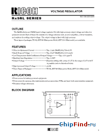 Datasheet Rx5RL45A manufacturer RICOH