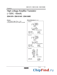 Datasheet 2SA1038S manufacturer Rohm