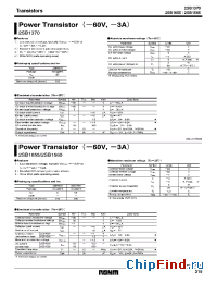Datasheet 2SB1655 manufacturer Rohm