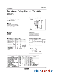Datasheet 2SB1674 manufacturer Rohm