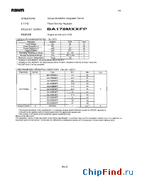 Datasheet BA178MXXFP manufacturer Rohm