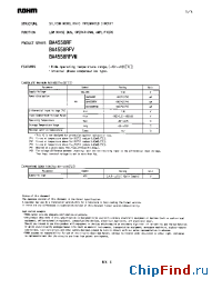 Datasheet BA4558RFVM manufacturer Rohm