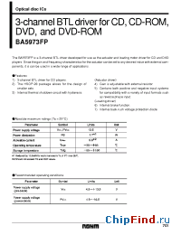 Datasheet BA5973FP manufacturer Rohm