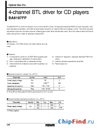 Datasheet BA6197 manufacturer Rohm