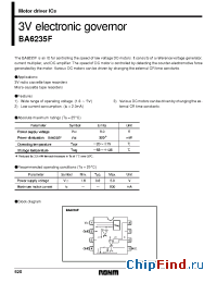 Datasheet BA6235 производства Rohm