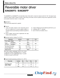Datasheet BA6285FS manufacturer Rohm